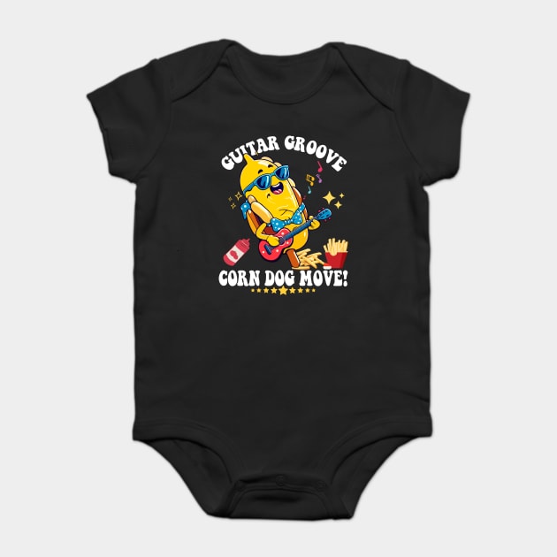 Corn Dog Baby Bodysuit by JessArty